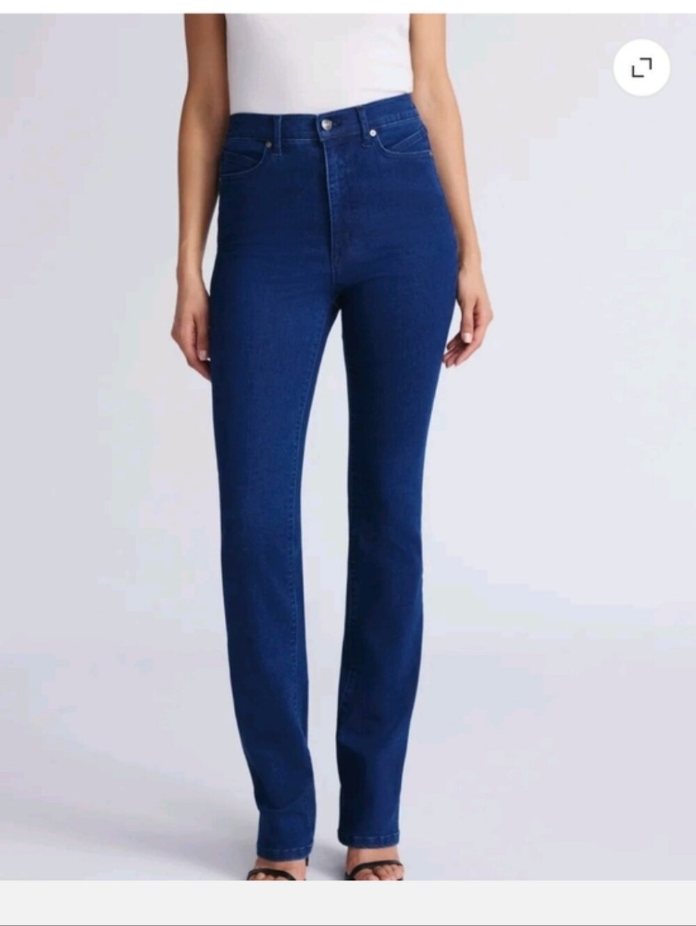 sofia by sofia vergara Marisol Boot-Cut Jeans in Dark Blue